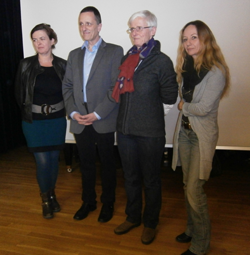 Foto von links: Brigitte Tauchner-Hafenscher (Obfrau), Vizebürgermeister Stadtrat Martin Fasan, Susanne Riegler (Vorstandsmitglied), Barbara Prettner (Geschäftsführerin)